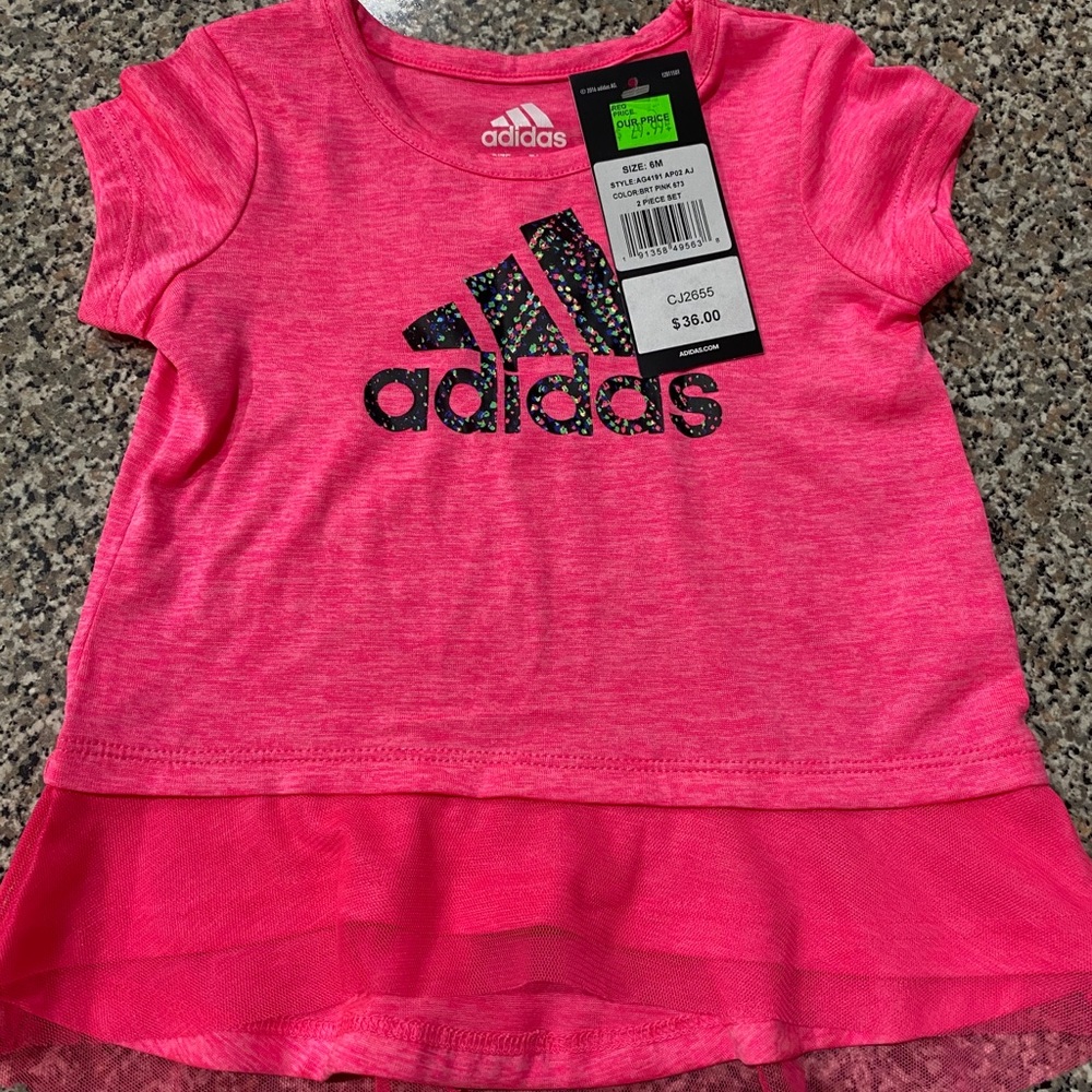 Adidas shirt size 6M